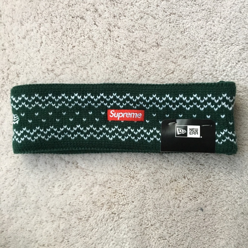 🔴🔴SOLD🔴🔴Supreme new era FW17 Arc Logo Headband - Picture 2 of 5